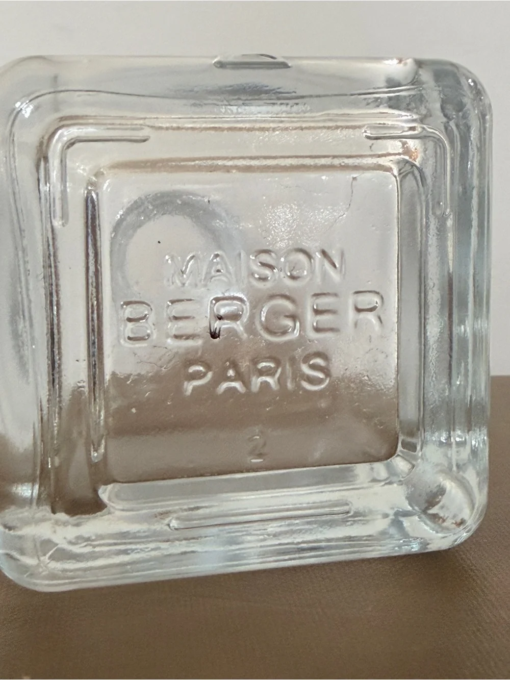 Maison Berger Paris Set of 3 Heavy Glass Reed Diffuser Bottles Empty